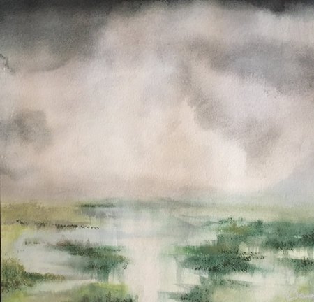Apr&egrave;s la pluie 40 X 40 cm