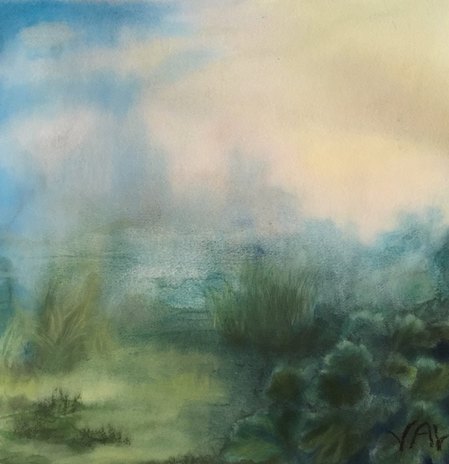 Symphonie v&eacute;g&eacute;tale 50 x 50 cm